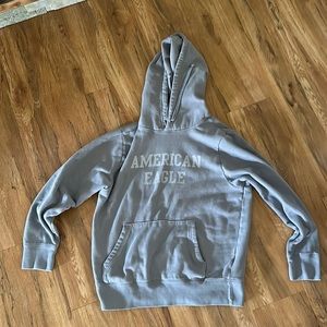 Grey, Men American Eagle hoodie, size Medium